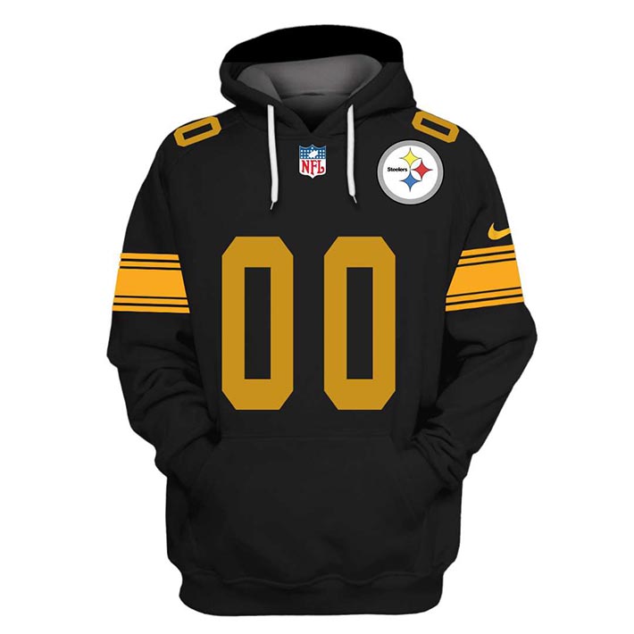 NFL Pittsburgh Steelers Custom Name And Number 3D Hoodie, Shirt – LIMITED EDITION