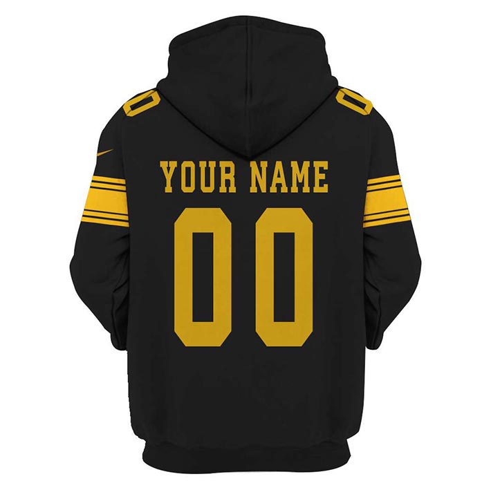 NFL Pittsburgh Steelers Custom Name And Number 3D Hoodie, Shirt1