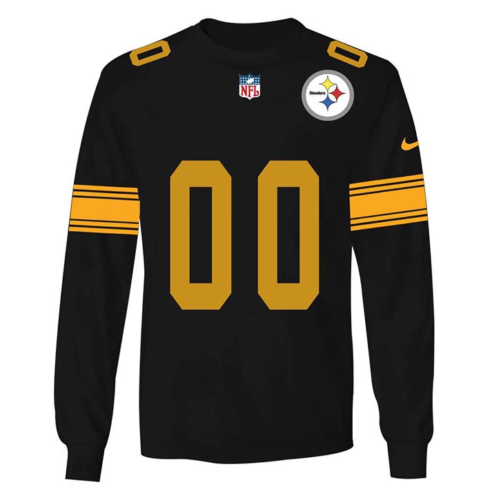 NFL Pittsburgh Steelers Custom Name And Number 3D Hoodie, Shirt2