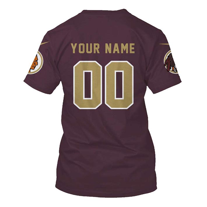 NFL Washington Redskins Custom Name And Number 3D Hoodie, Shirt3
