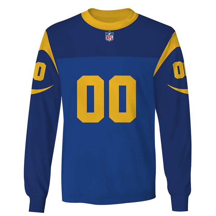 National Football League Los Angeles Rams Custom Name And Number 3D Hoodie, Shirt2