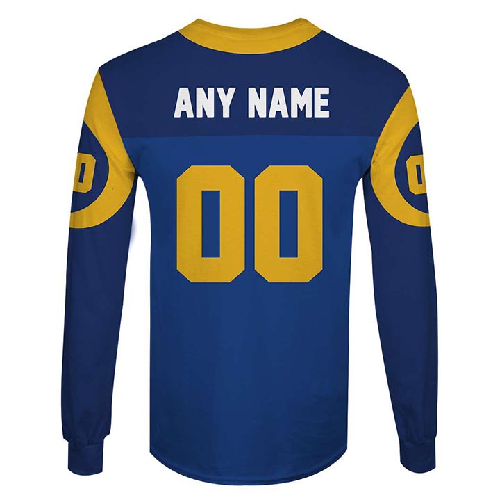 National Football League Los Angeles Rams Custom Name And Number 3D Hoodie, Shirt3
