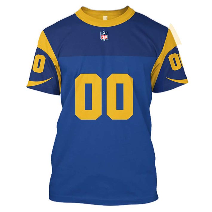 National Football League Los Angeles Rams Custom Name And Number 3D Hoodie, Shirt4