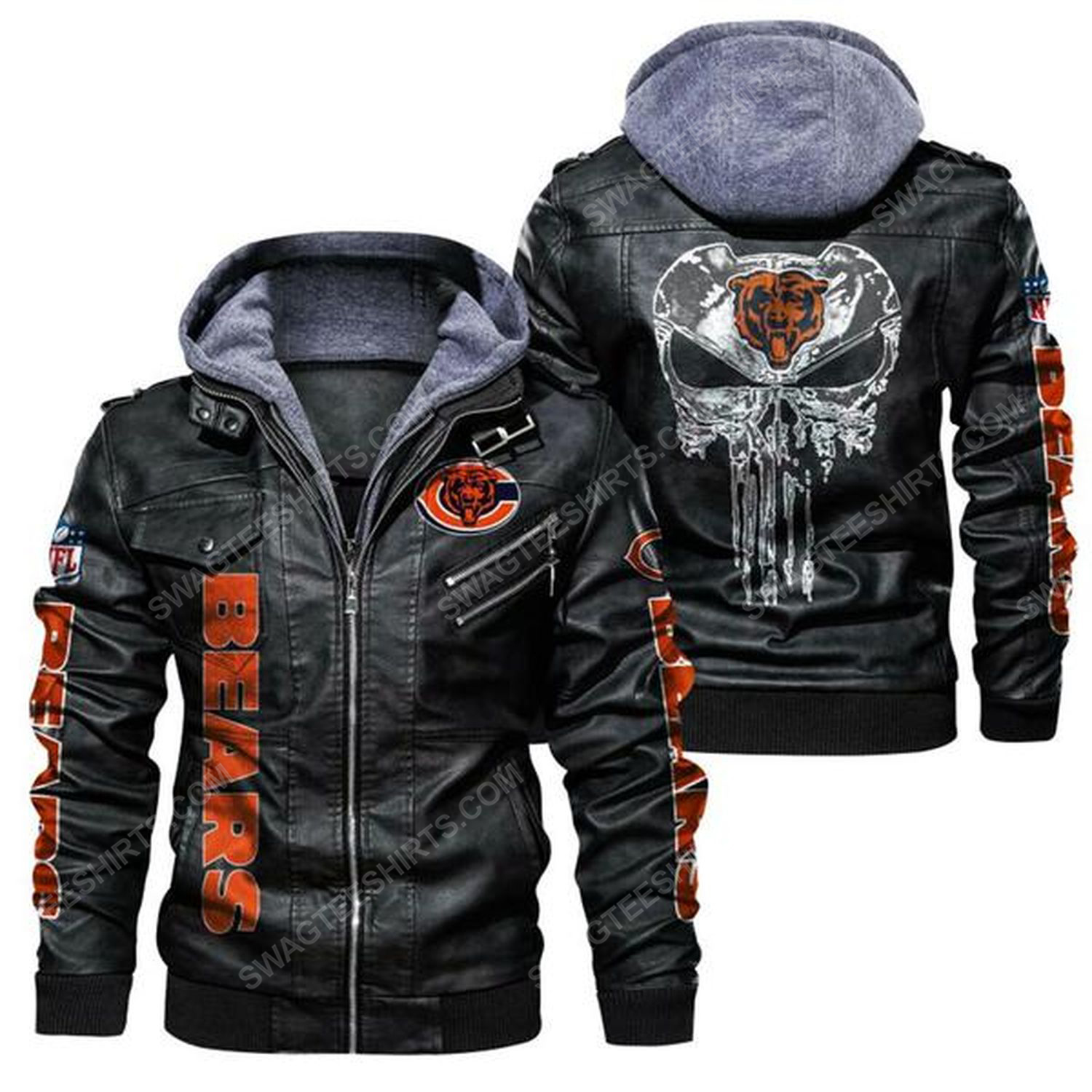 [special edition] National football league chicago bears leather jacket – Maria