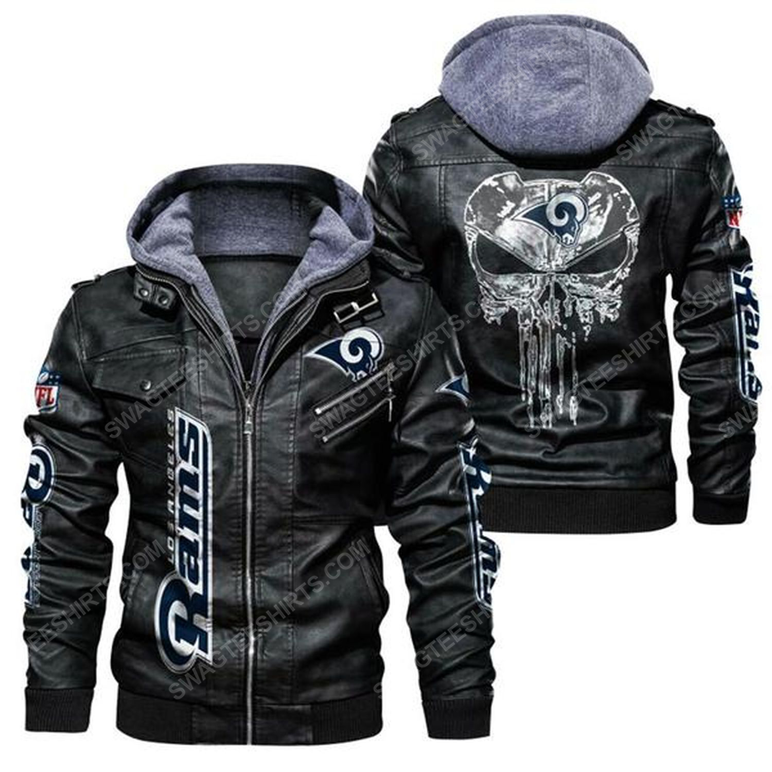 [special edition] National football league los angeles rams leather jacket – Maria