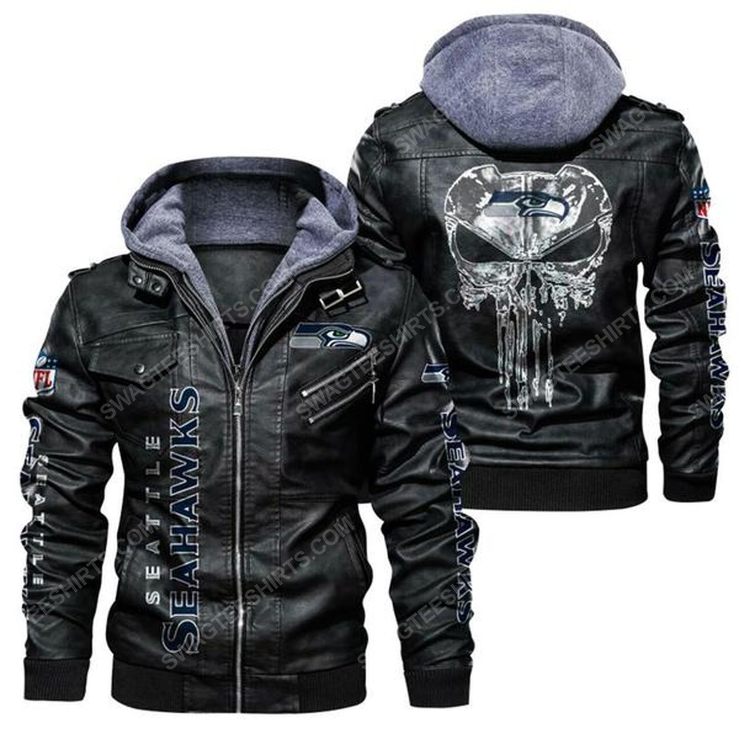 [special edition] National football league seattle seahawks leather jacket – Maria