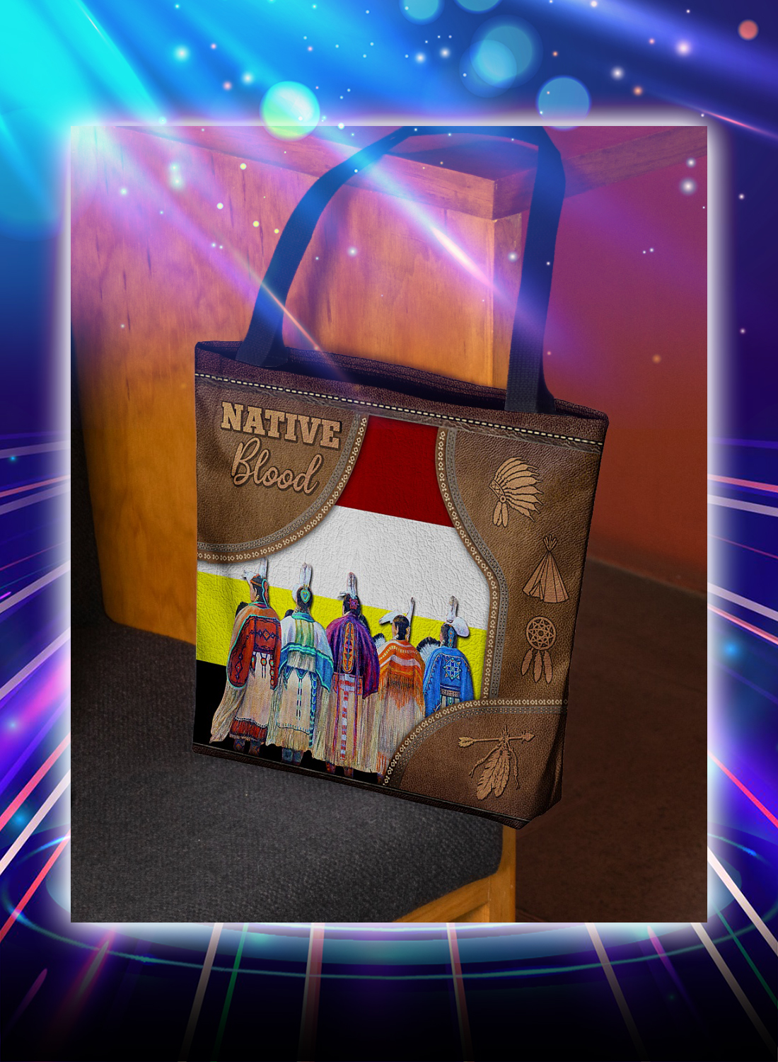 Native blood tote bag - Picture 3