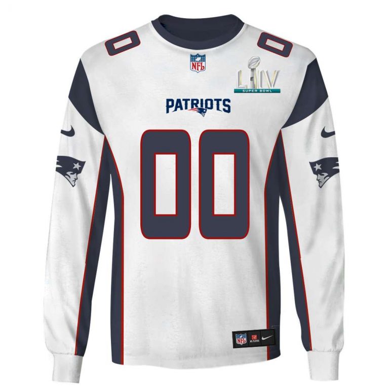 New England Patriots custom name and number 3d over printed shirt, hoodie 2
