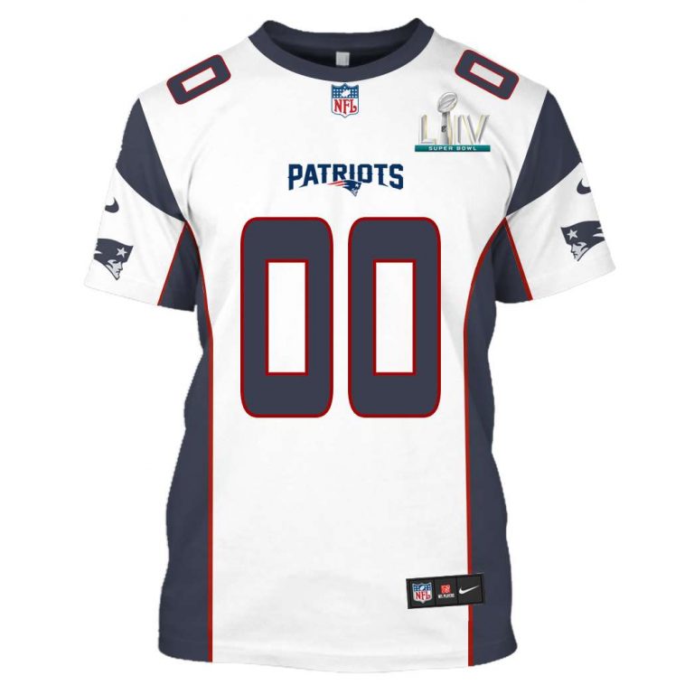 New England Patriots custom name and number 3d over printed shirt, hoodie 4