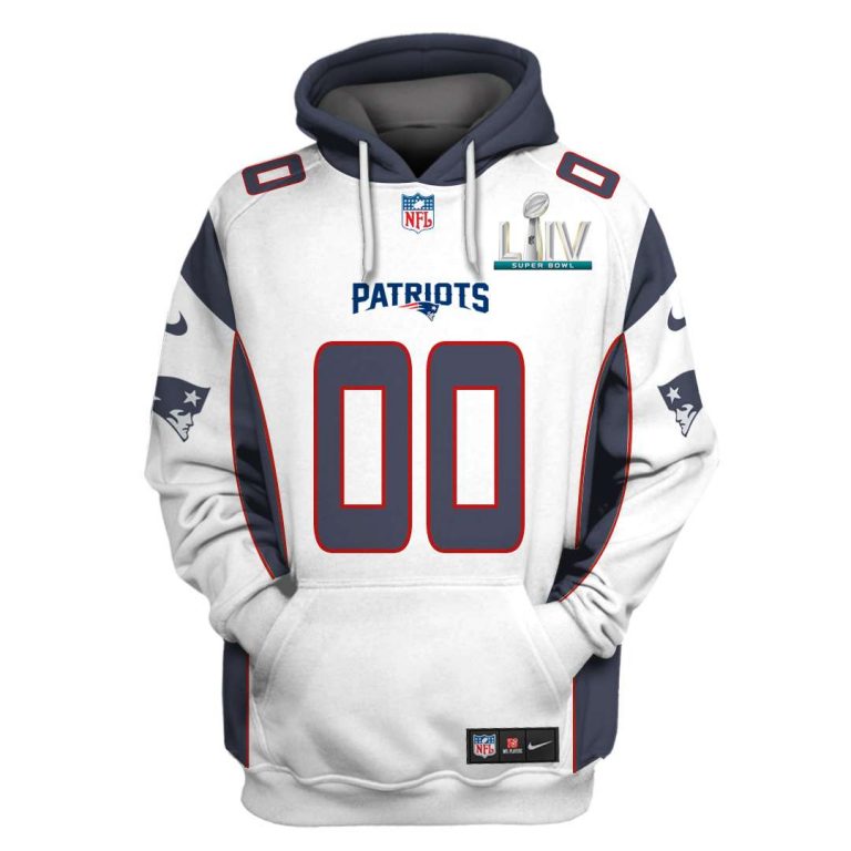 New England Patriots custom name and number 3d over printed shirt, hoodie