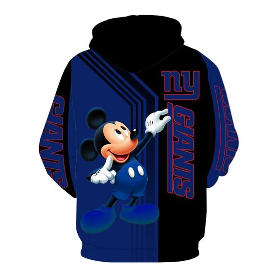 New York Giants Mickey Mouse 3D Hoodie1