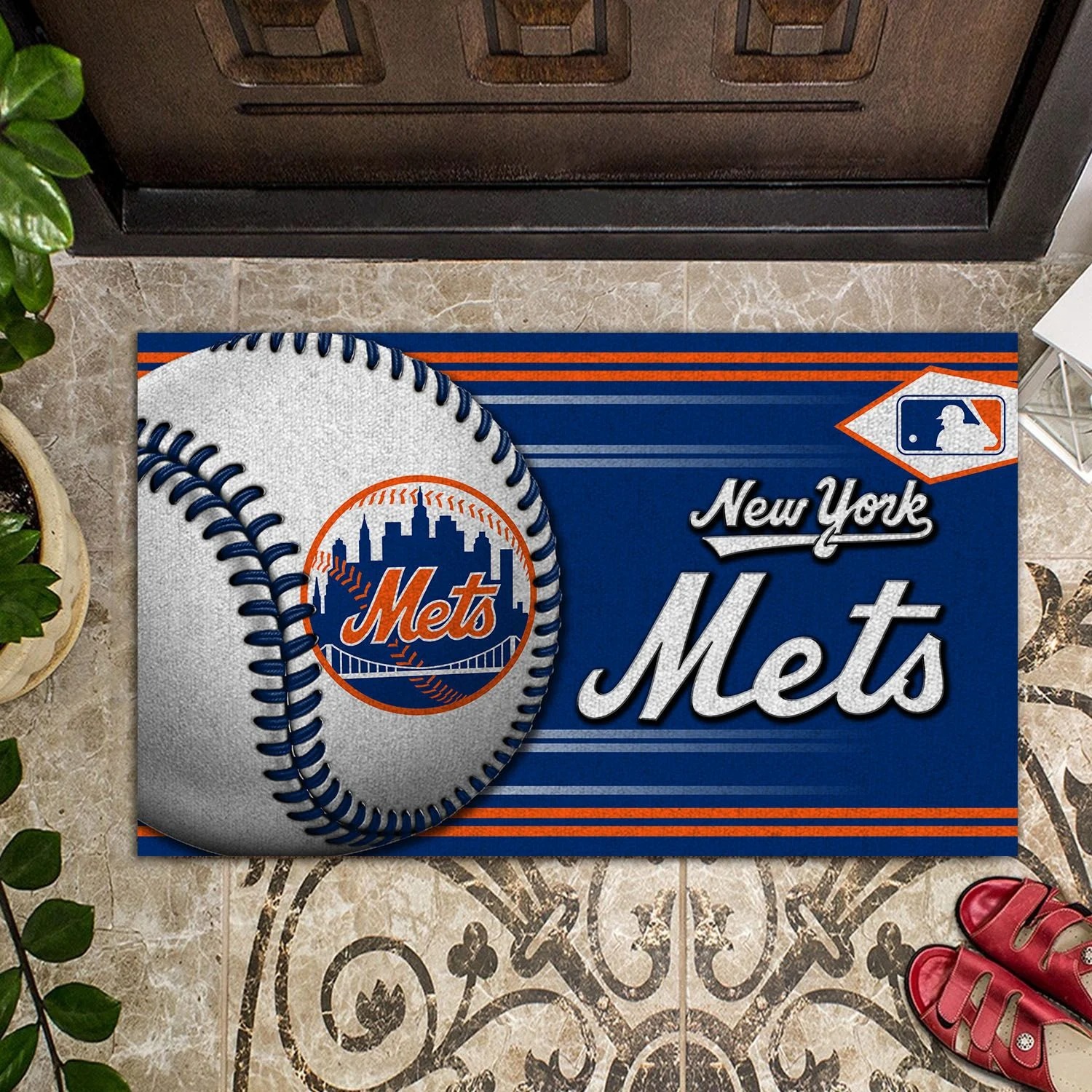 New York Mets Baseball Doormat – BBS