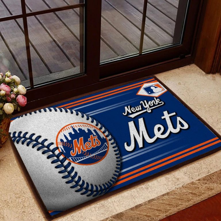 New York Mets Baseball Doormat1