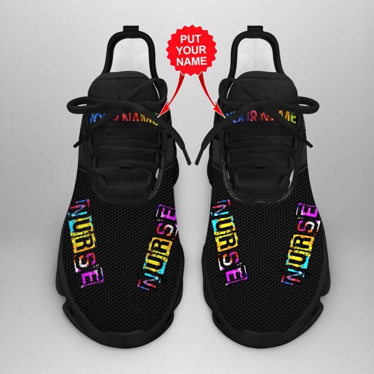 Nurse rainbow hologram custom name max soul shoes 2