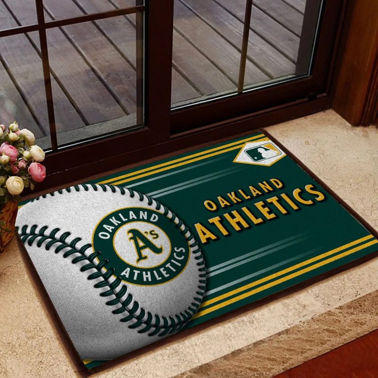 Oakland Athletics Baseball Doormat1