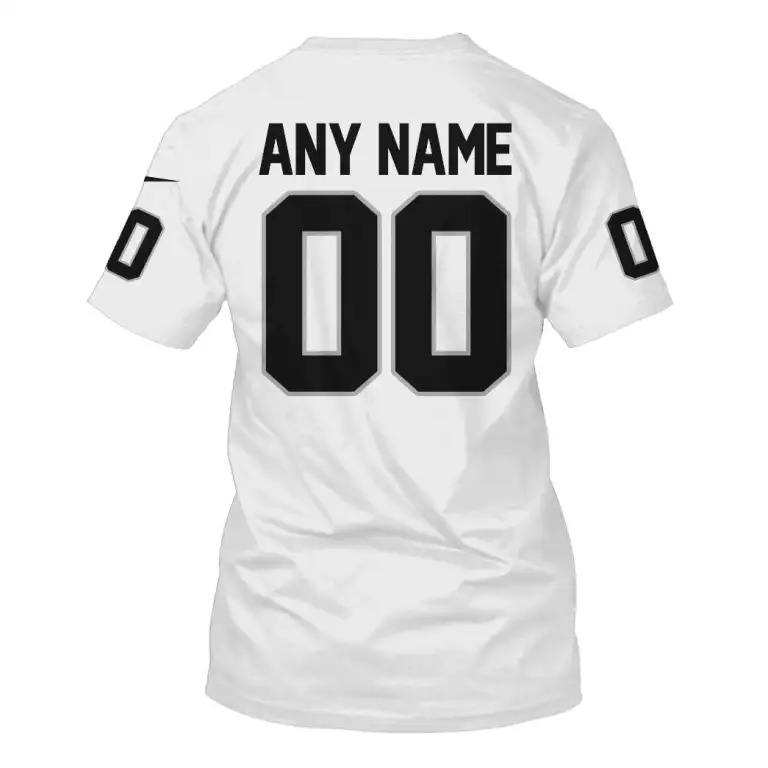 Oakland Raiders Custom Your Name And Number 3D Shirt hoodie3