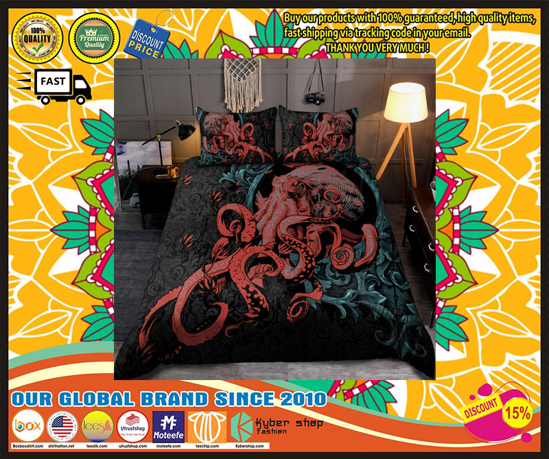 Octopus Gothic bedding set 1