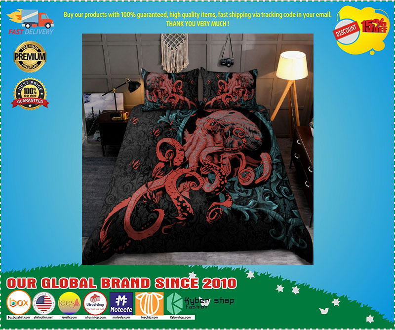 Octopus Gothic bedding set 2