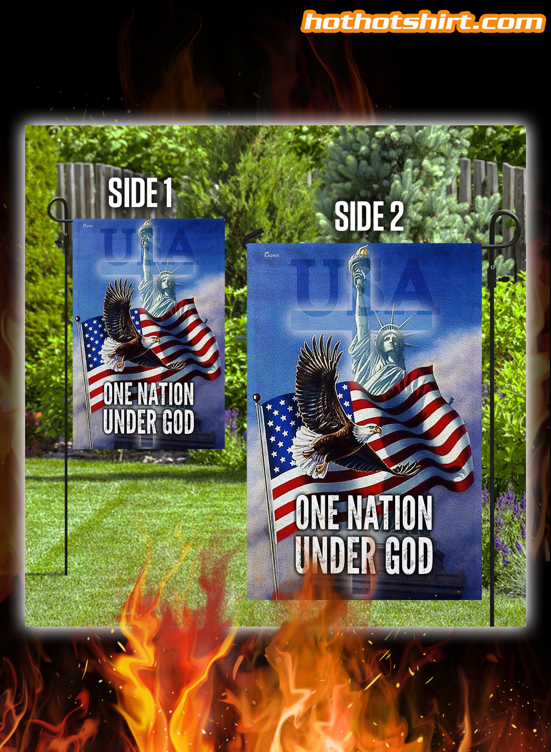 One Nation Under God Flag 2