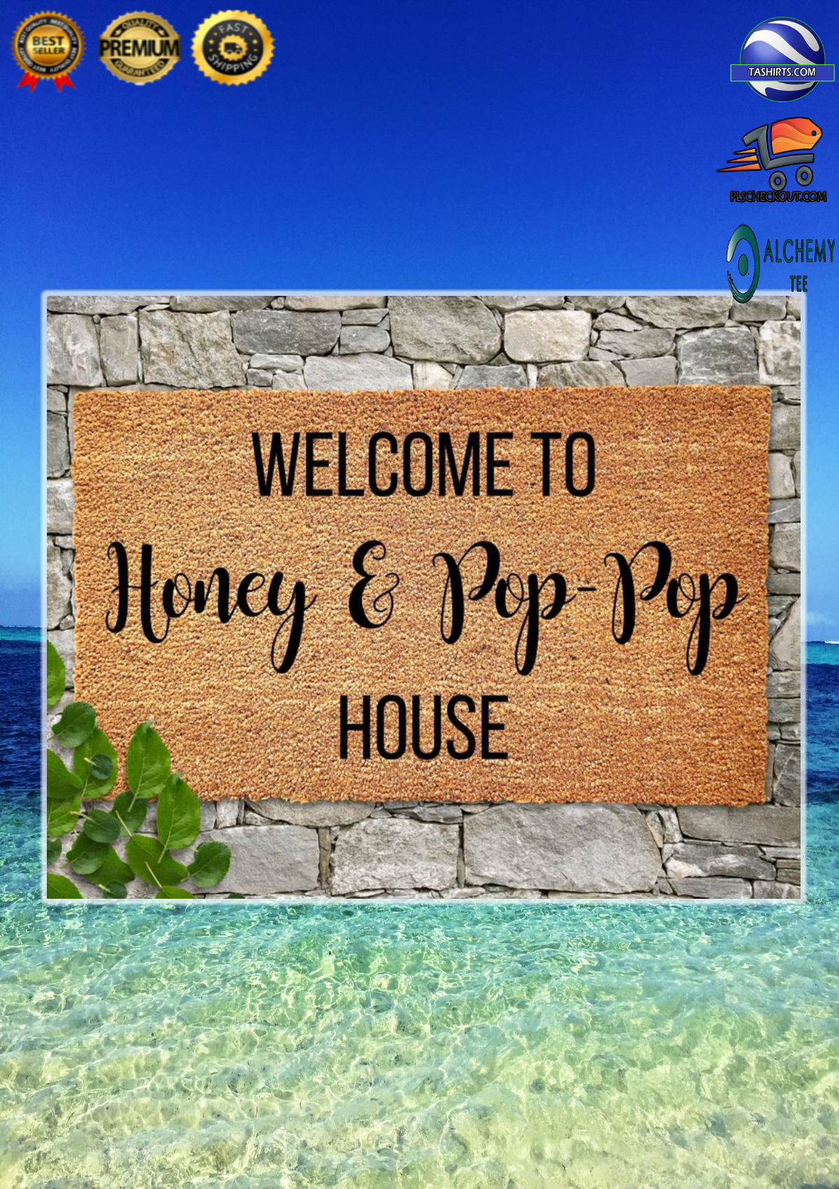 Personalized Customized Welcome to house doormat 2