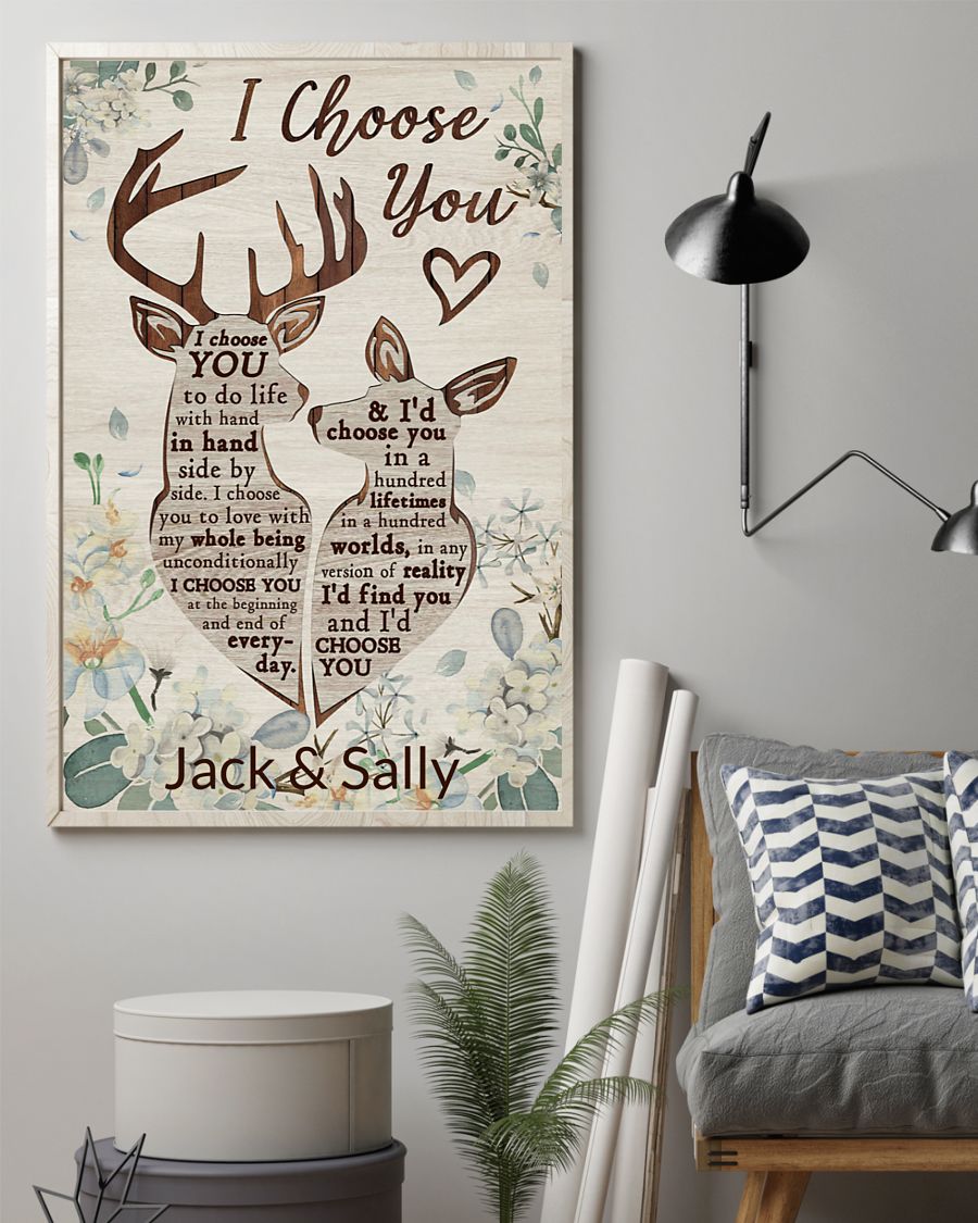 Personalized Deer I choose you poster 7