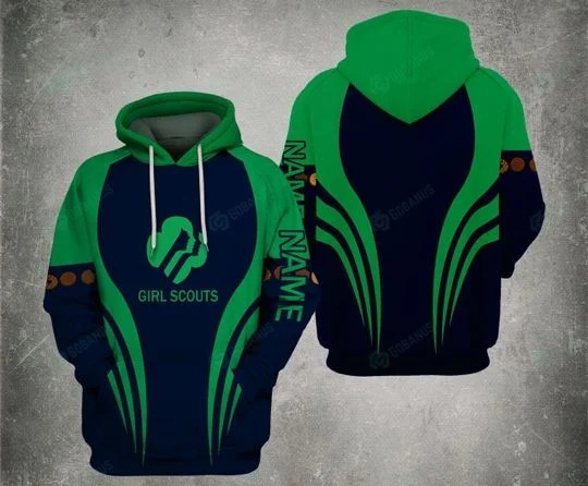 Personalized Girl Scouts 3d hoodie 4
