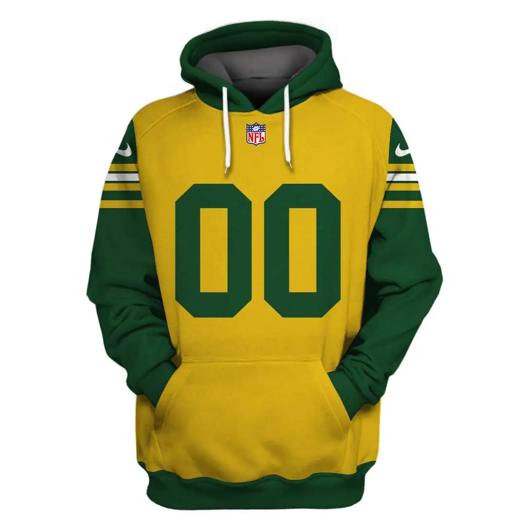 Personalized Green Bay Packers Custom Your Name And Number 3D Shirt hoodie
