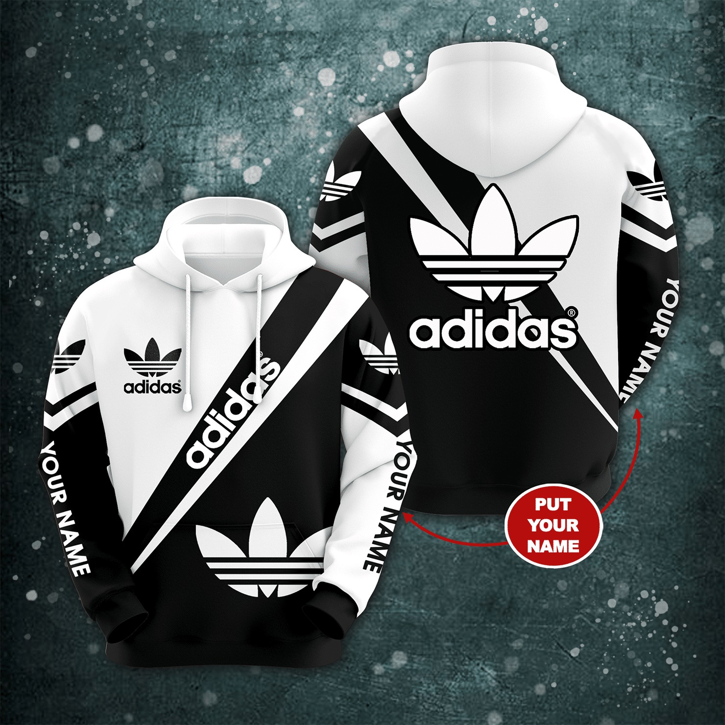 Personalized adidas custom name hoodie  – LIMITED EDITION