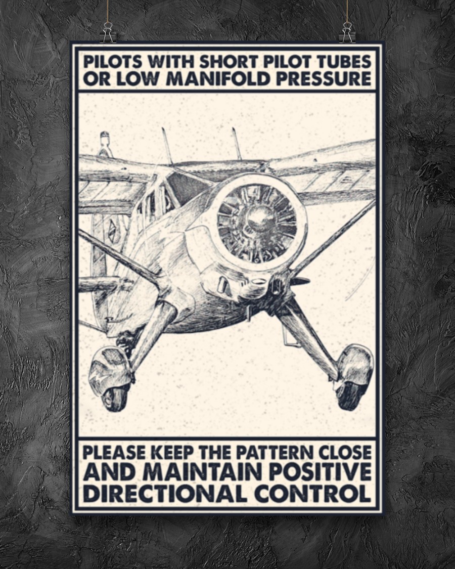 Pilots with short pilot tubes or low manifold pressure poster 7