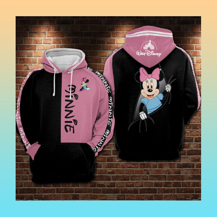 Pink Mickey Mouse 3D Hoodie1