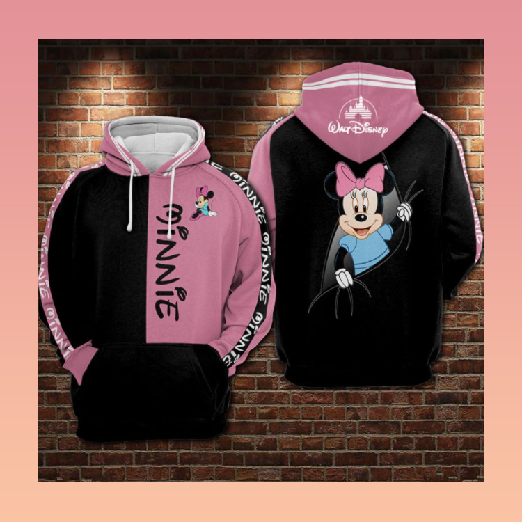 Pink Mickey Mouse 3D Hoodie2