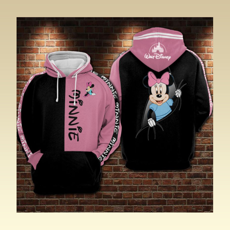 Pink Mickey Mouse 3D Hoodie3
