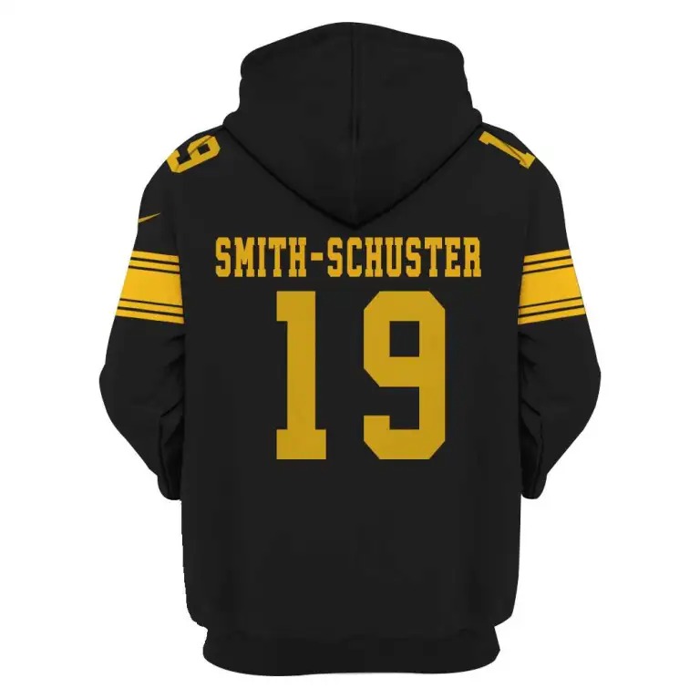 Pittsburgh Steelers 19 Smith Schuster 3D Shirt hoodie1