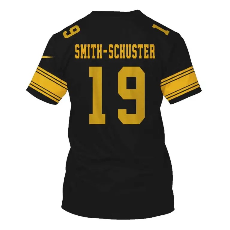 Pittsburgh Steelers 19 Smith Schuster 3D Shirt hoodie3