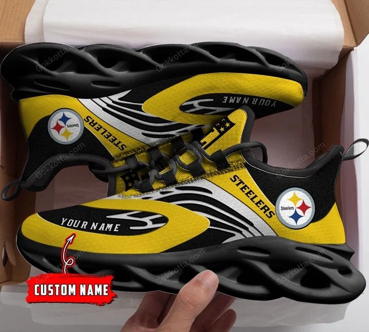 Pittsburgh Steelers custom personalized max soul clunky sneaker shoes 2