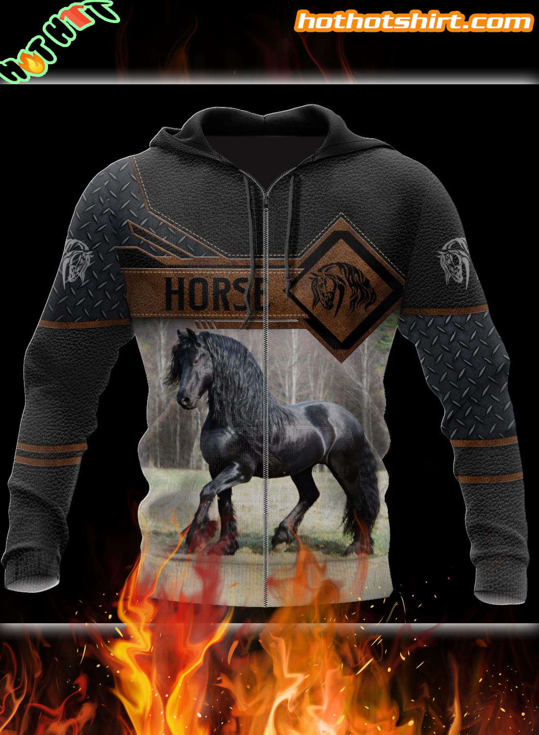 Premium Horse 3D All Over Printed Hoodie 1