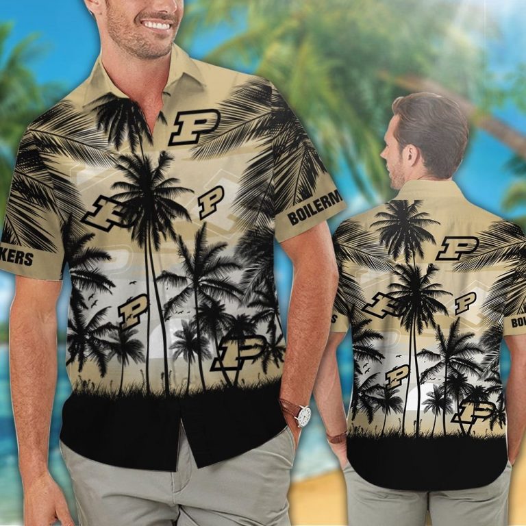 Purdue Boilermakers Tropical hawaiian shirt (1)