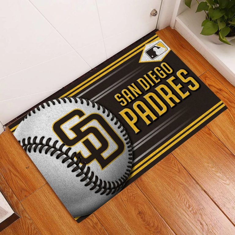 San Diego Padres Baseball Doormat2