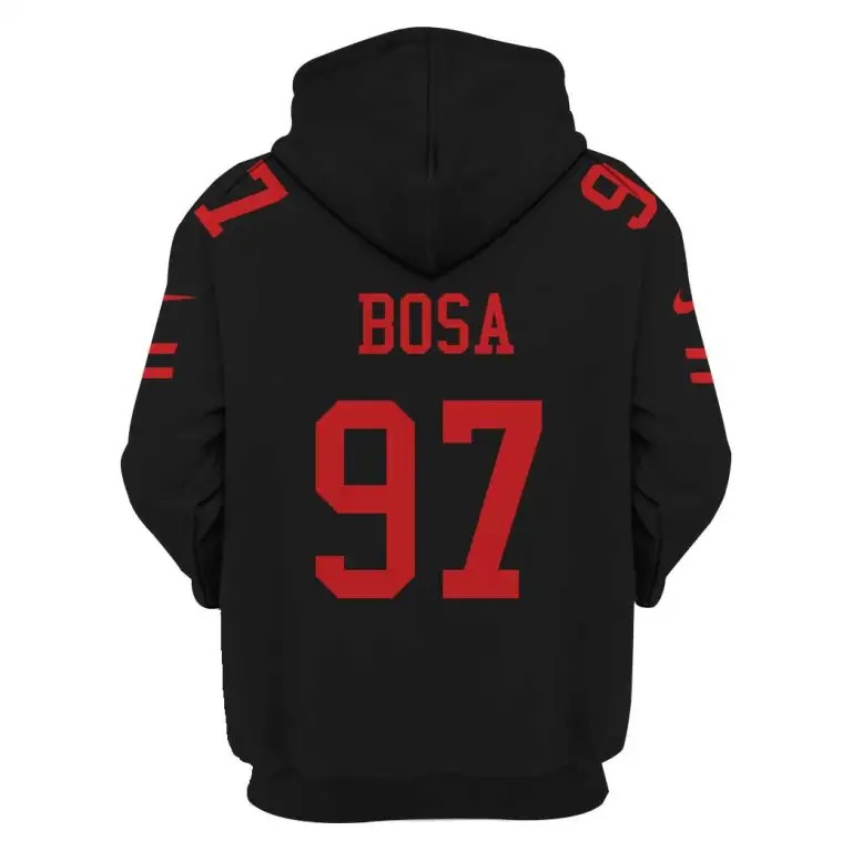 San Francisco 49ers 97 Bosa 3D Shirt hoodie1
