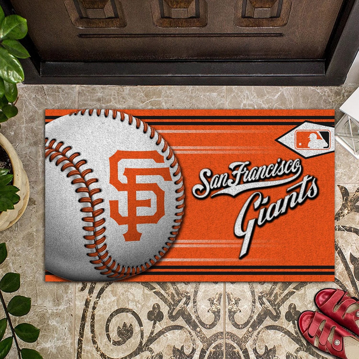 San Francisco Giants Baseball Doormat