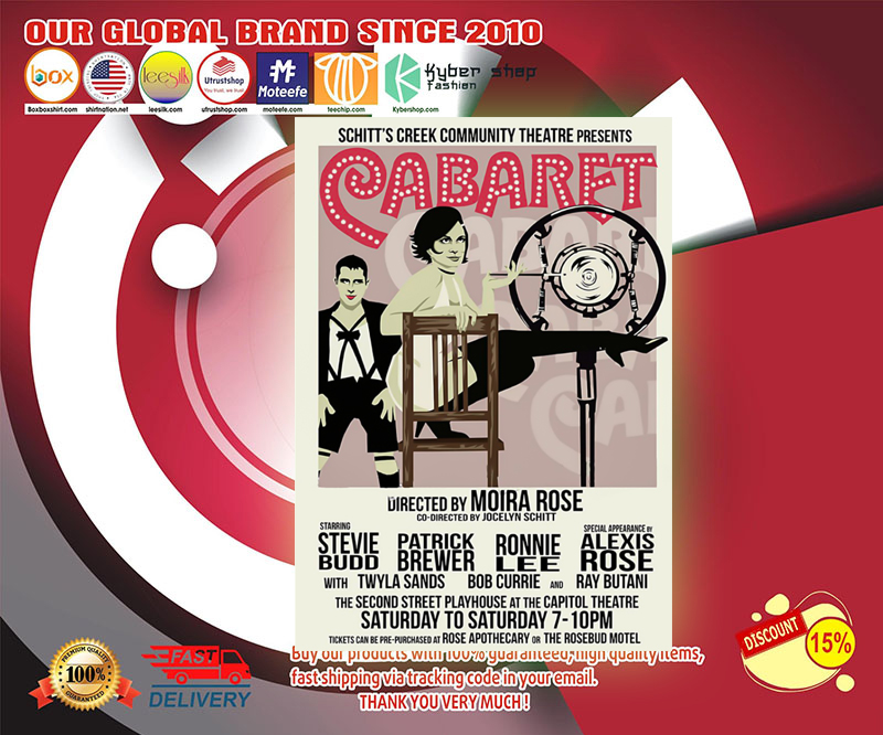 Schitt_s creek Cabaret community theatre presents poster 1