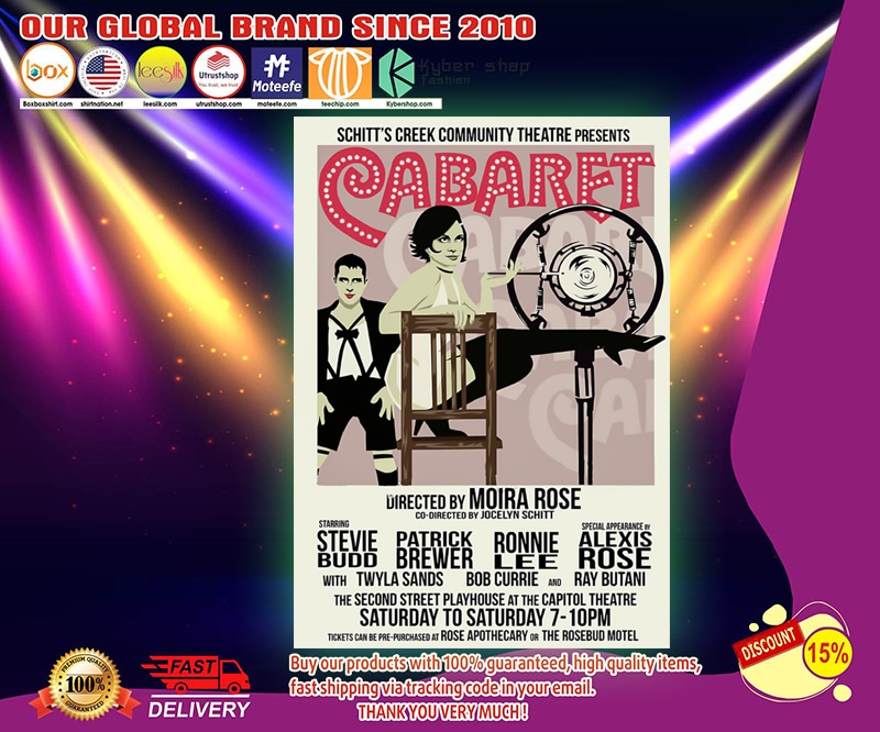 Schitt_s creek Cabaret community theatre presents poster 3