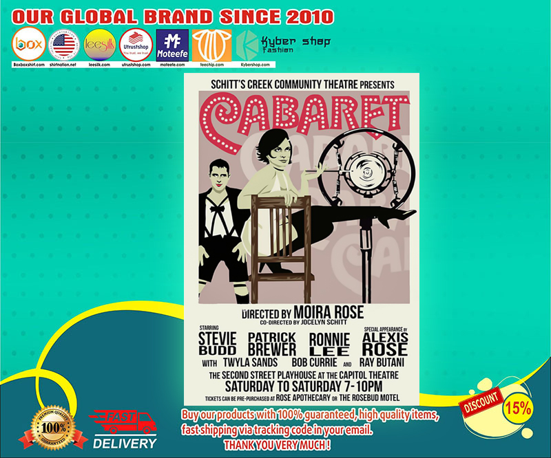 Schitt_s creek Cabaret community theatre presents poster 4