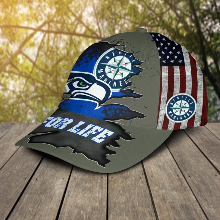 Seattle Mariners For Life Cap Hat