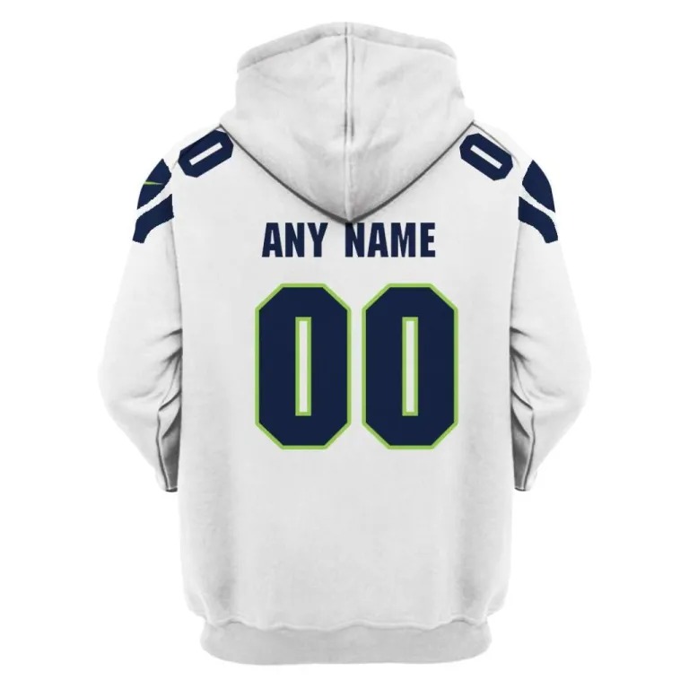 Seattle Seahawks Custom Your Name And Number 3D Shirt hoodie1
