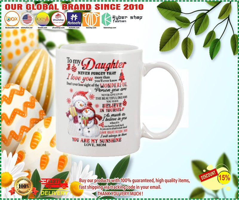 Snowman to my mother never forget that I love you mug 2