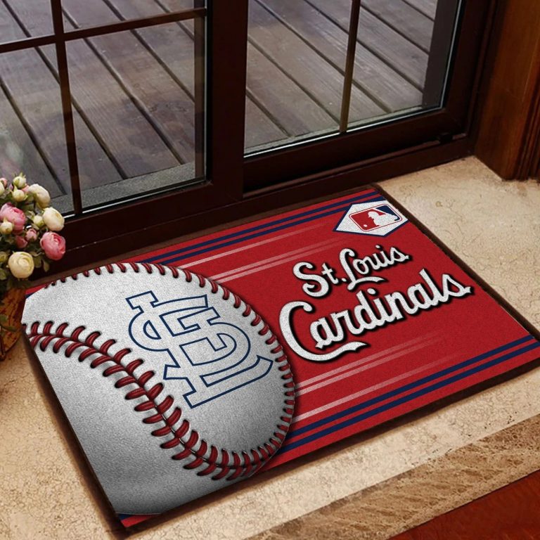 St Louis Cardinals Baseball Doormat1
