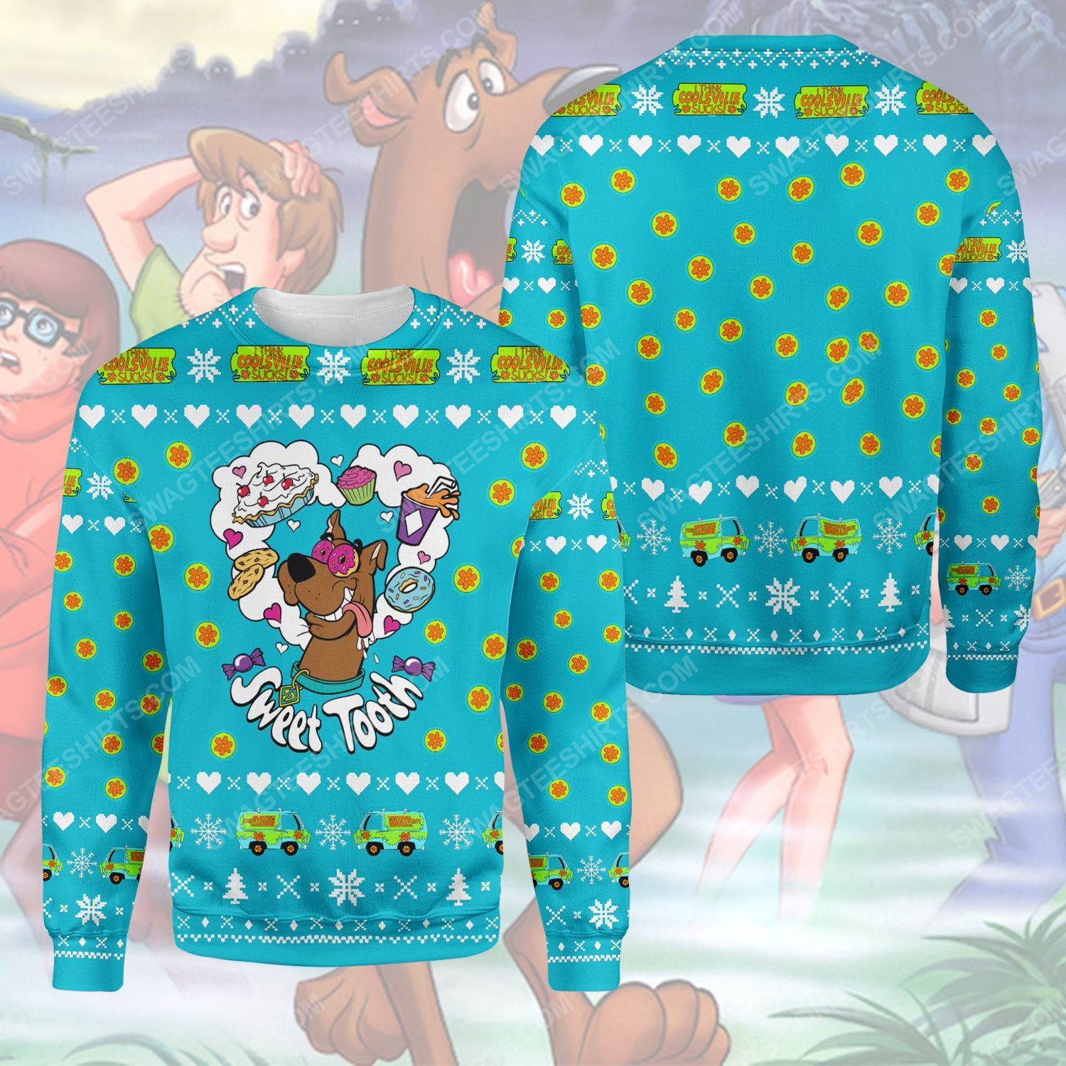 [special edition] Sweet tooth scooby doo ugly christmas sweater – maria