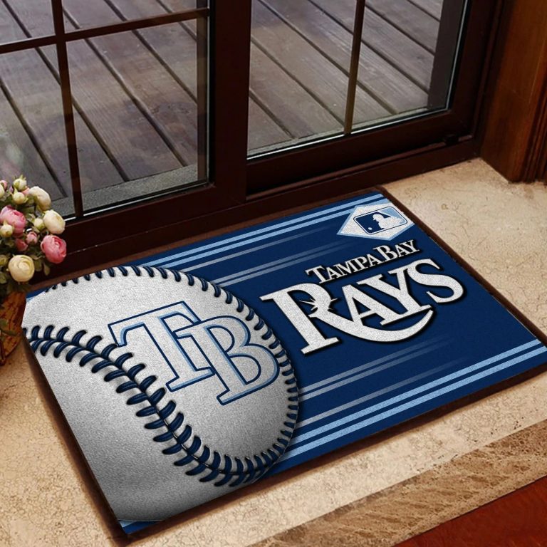 Tampa Bay Rays Baseball Doormat1