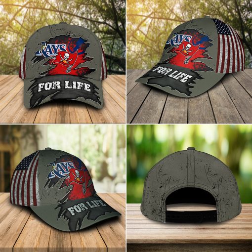 Tampa Bay Rays With Tampa Bay Lightning And Tampa Bay Buccaneers Sports For Life Cap & Hat – Hothot 121021